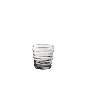 Bormioli Rocco Riflessi 10.25 oz. Water Drinking Glasses, Light Onyx (Set of 6)