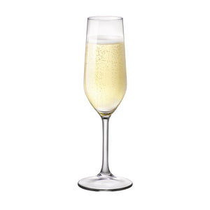 Bormioli Rocco Riserva 7 oz. Champagne or Sparkling Wine Flute (Set of 6)