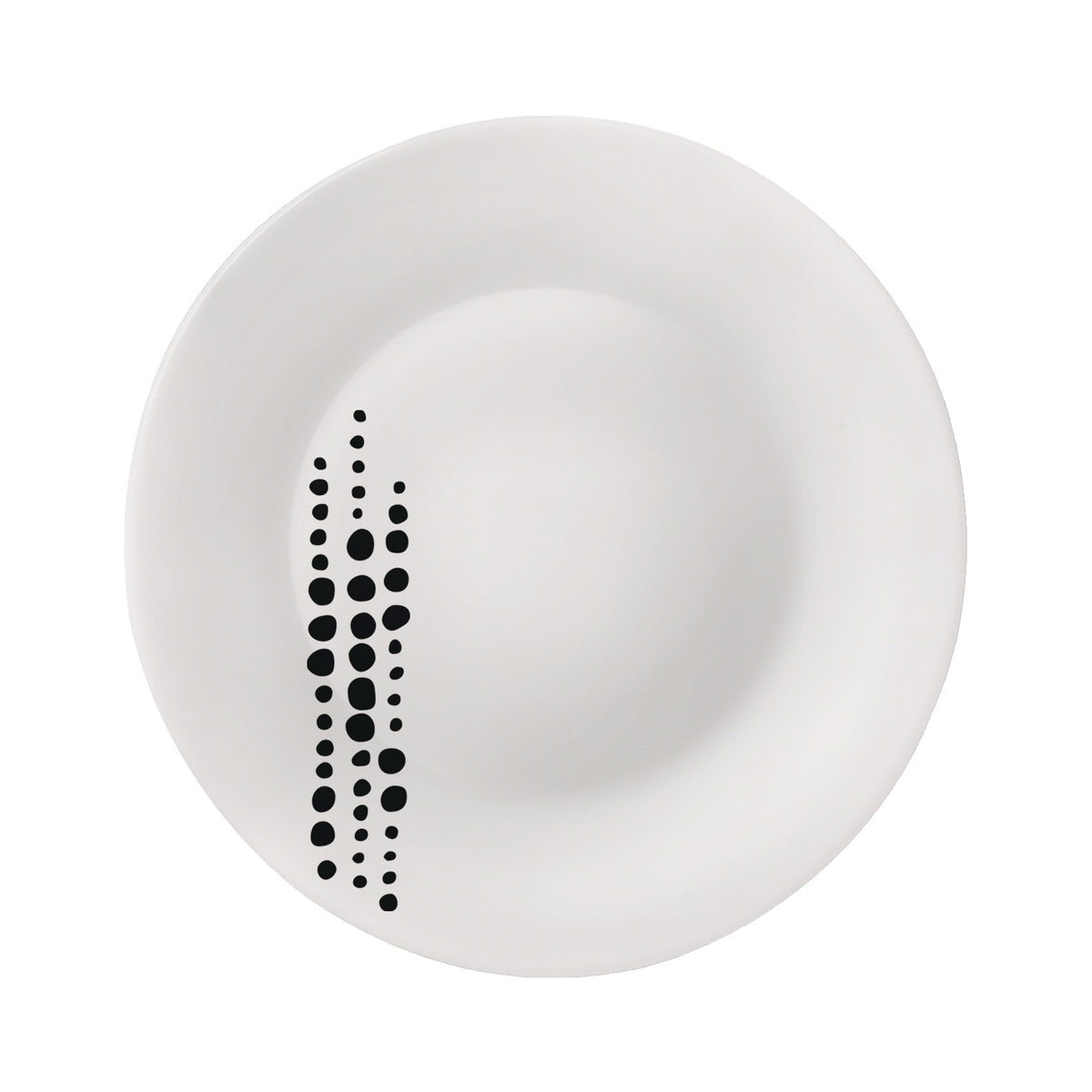 Bormioli Rocco White Moon Botanica 7.75" Opal Glass Dessert Plate, Sfere (Set of 24)