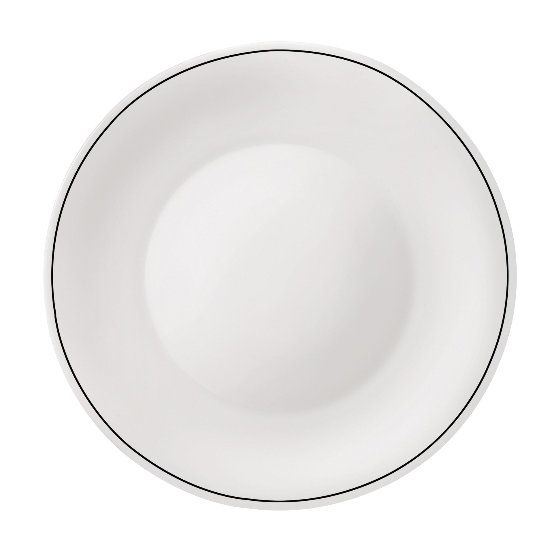 Bormioli Rocco White Moon Chiaroscuro 10.75" Opal Glass Dinner Plate, Unico (Set of 24)