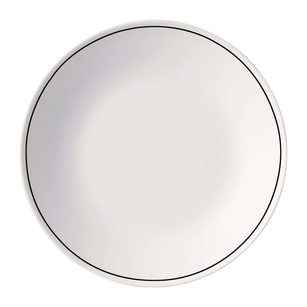 Bormioli Rocco White Moon Chiaroscuro 8.75" Opal Glass Soup Plate, Unico (Set of 24)