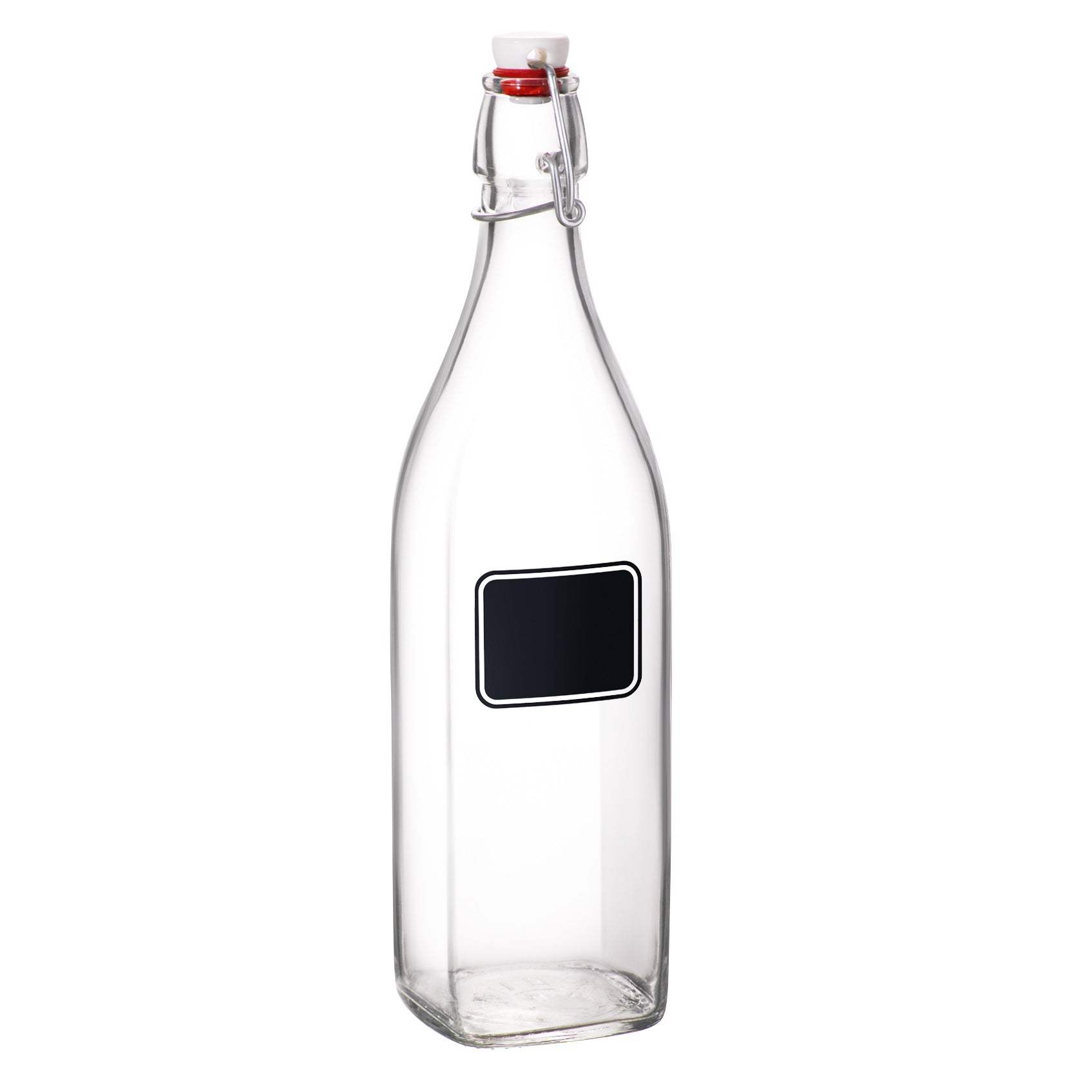 Swing 33.75 oz. Swing-Top Glass Bottle, Chalk (Set of 6)