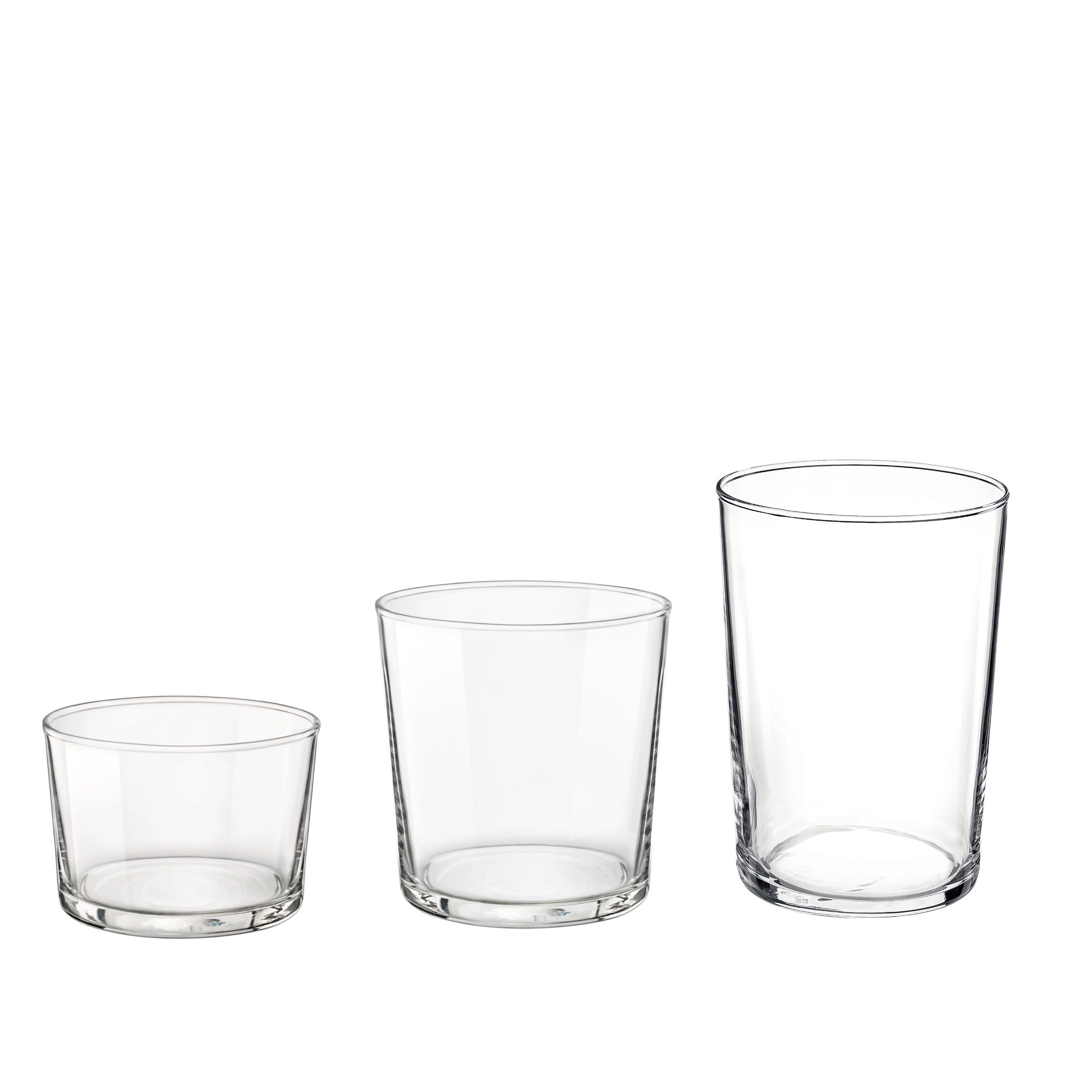 18-Piece Glassware Set Includes: 6 Piece 12 Oz. Highball Glasses