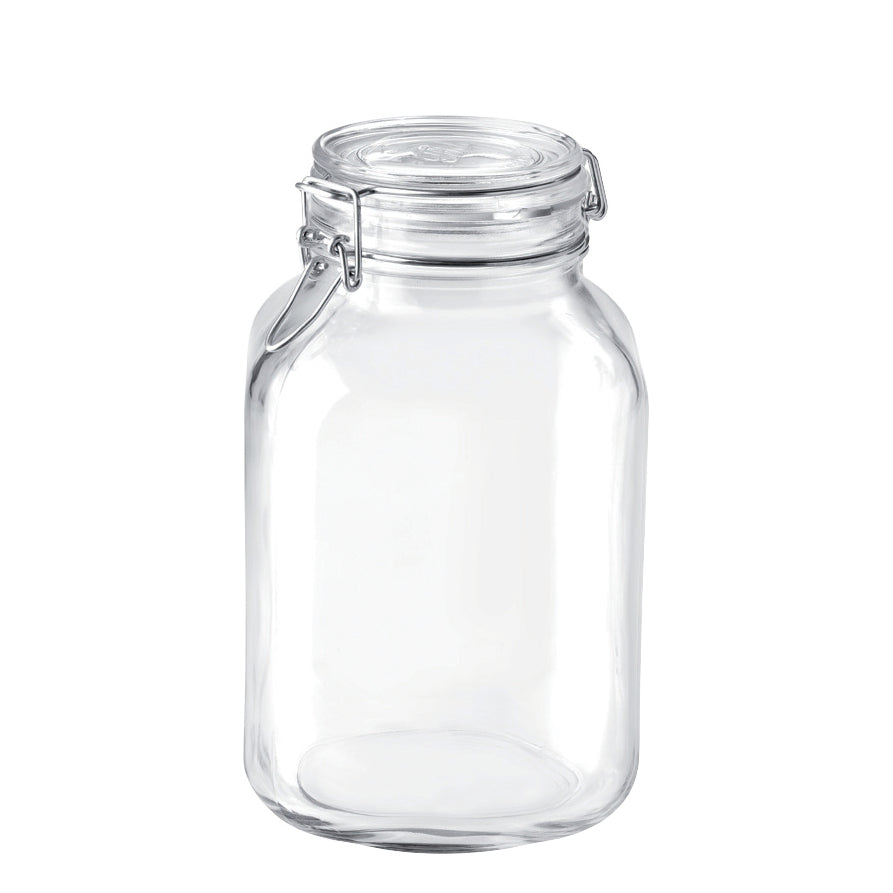 Bormioli Rocco Fido Glass Jar, 101.5 oz