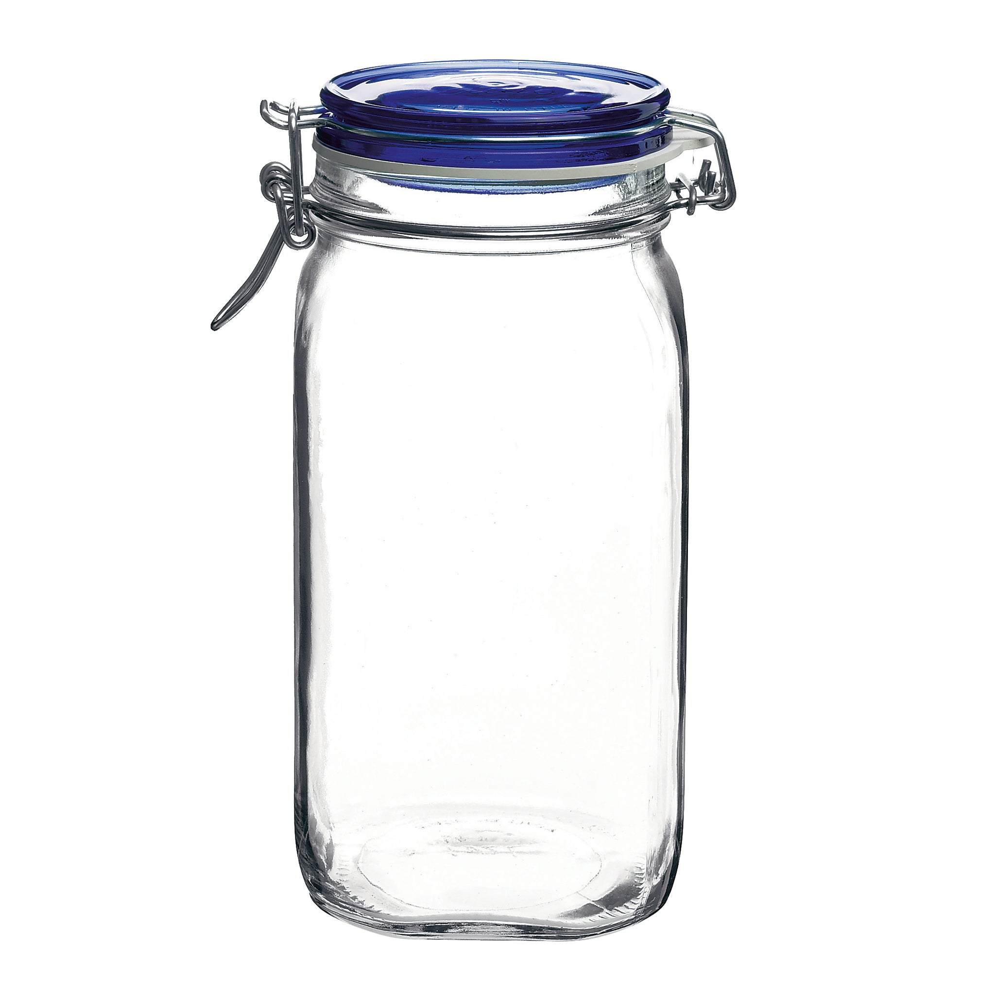 Fido 50.75 oz. Food Jar, Blue Top (Set of 12)