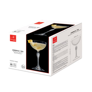 America '20s 7.5 oz. Cocktail Coupe (Set of 4)