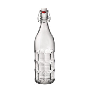 Bormioli Rocco Giara Bottles - 1 Liter Round Swing Top::Swing Top Glass  Bottles::Glass Packaging Solutions, LLC