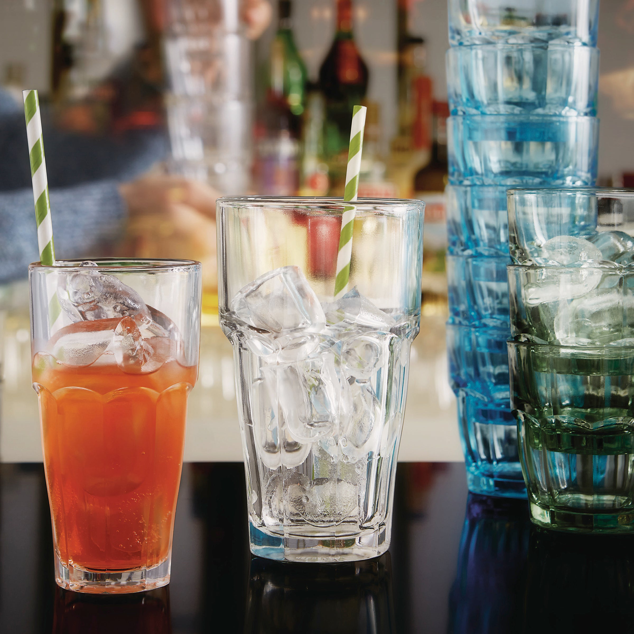 Combler Cocktail Glasses, Rocks Whiskey Glasses, 9oz Drinking Glasses Set  of 4, Ribbed Glassware Set…See more Combler Cocktail Glasses, Rocks Whiskey