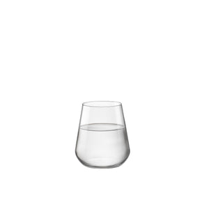 InAlto Uno 14.25 oz. Stemless Wine or DOF Drinking Glasses (Set of 6)
