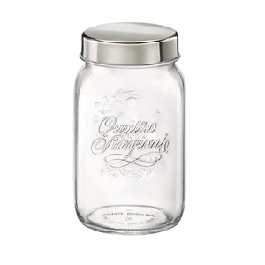 Quattro Stagioni 33.75 oz. Jar with Stainless Steel Lid (Set of 12)
