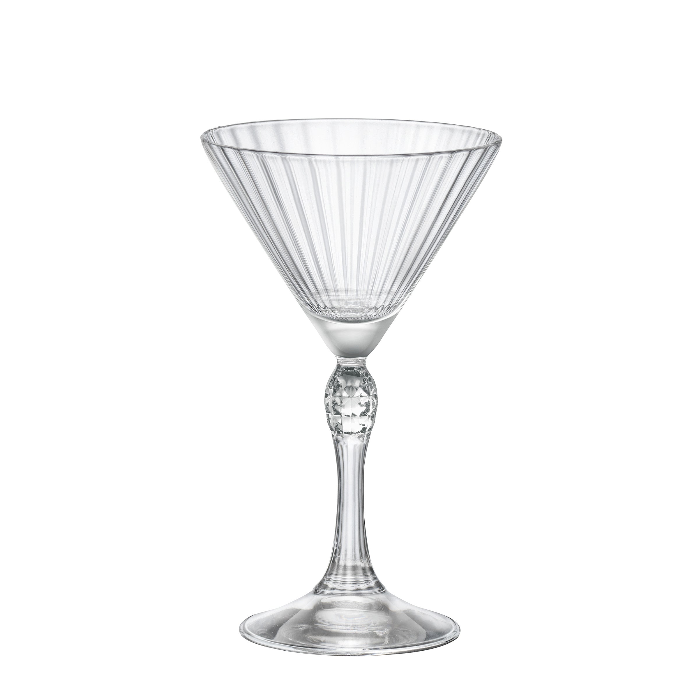 Vintage Stemless Martini Cosmopolitan Glasses Set of 2