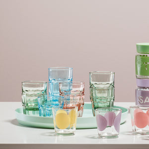 Colorful Stackable Drinking Glasses