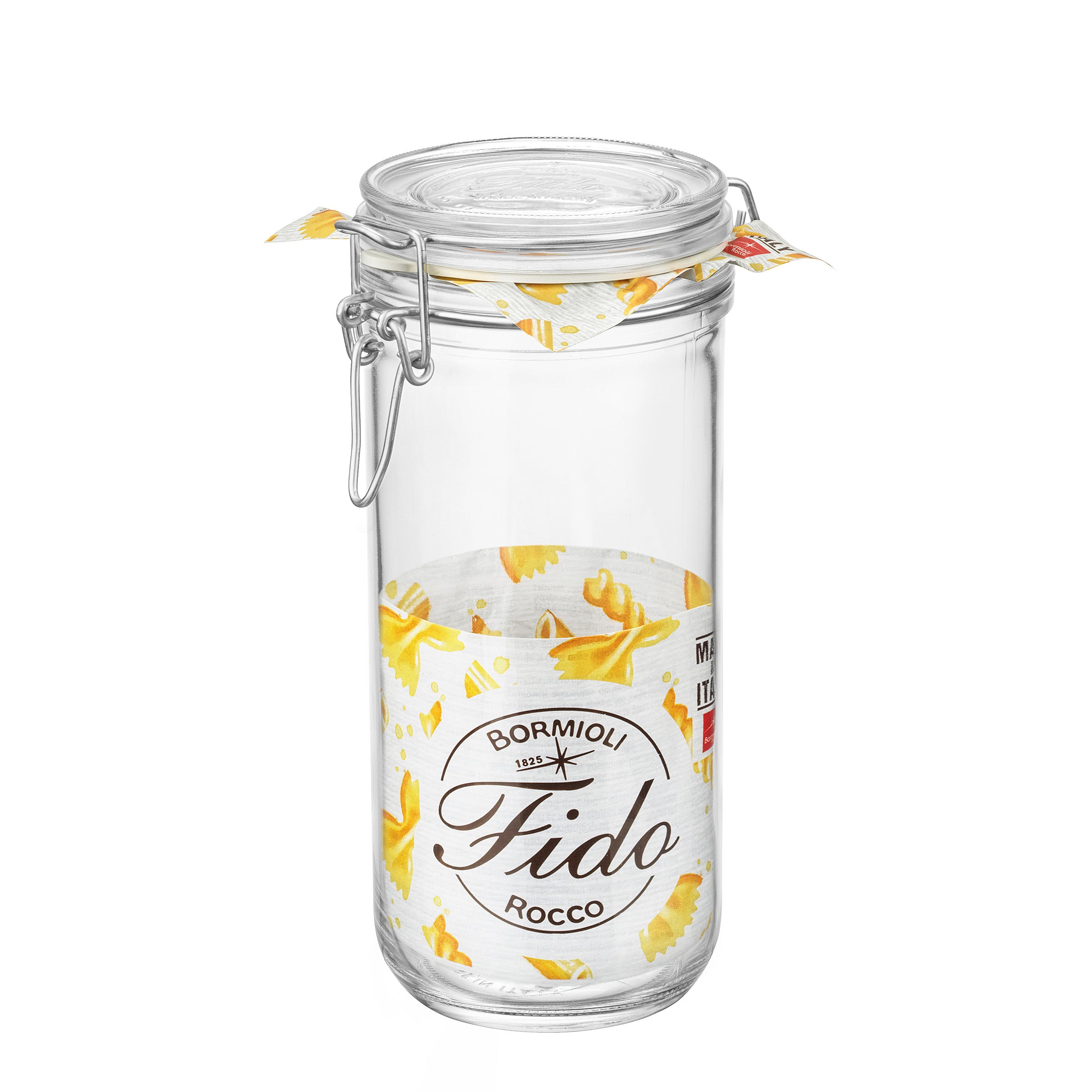 Bormioli Rocco Fido Cylinder 33.75 oz. Food Jar, Clear (Set of 6) –  Bormioli Rocco USA