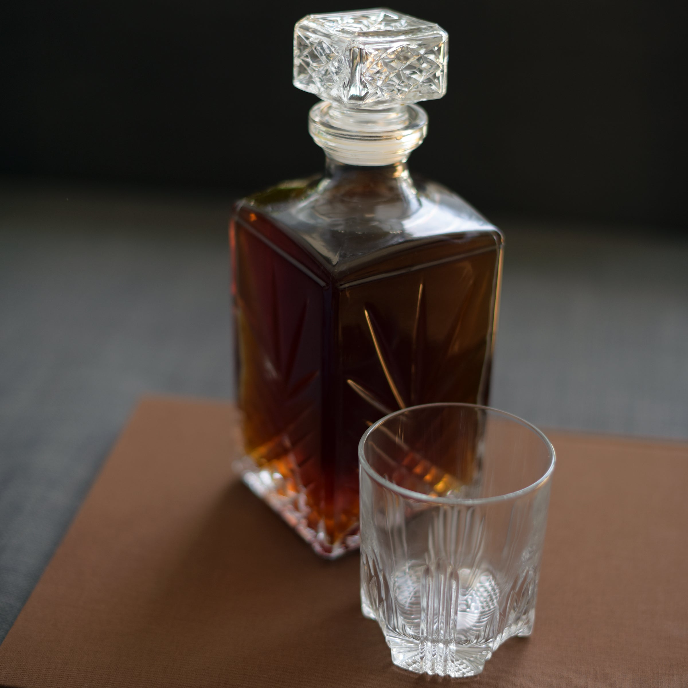 Service à Whisky 7 Pièces Selecta en Verre Transparent 26 x 10 x