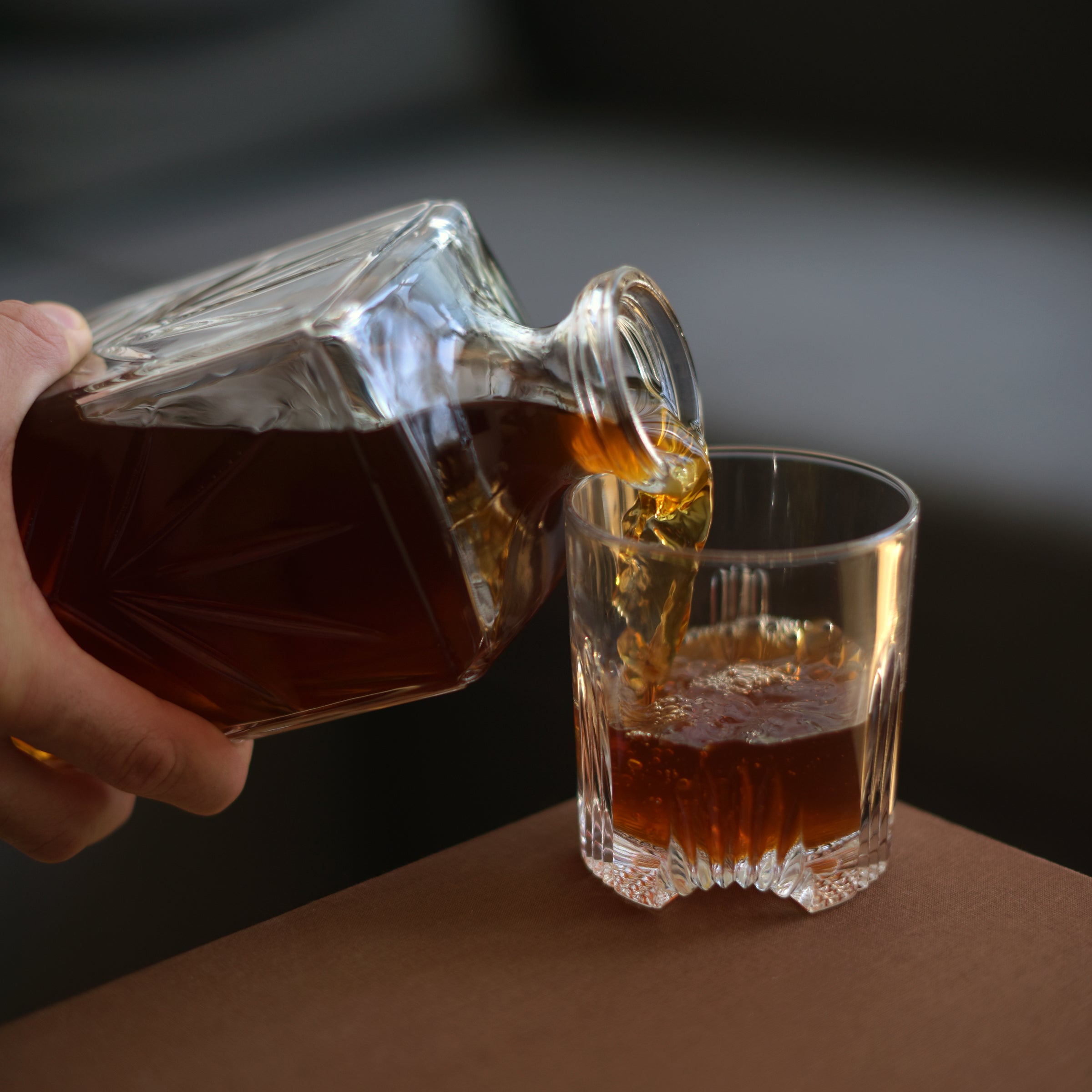 Service à Whisky 7 Pièces Selecta en Verre Transparent 26 x 10 x